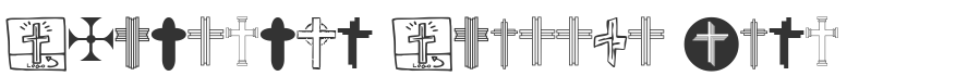 Christian Crosses Font