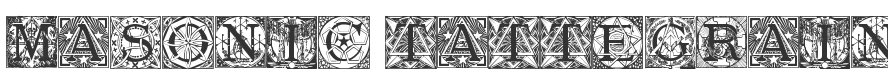 Masonic Tattegrain Font