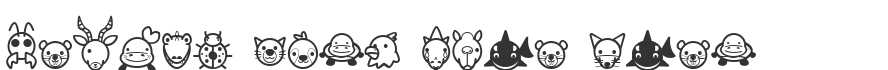 Animal Cute Icon Font