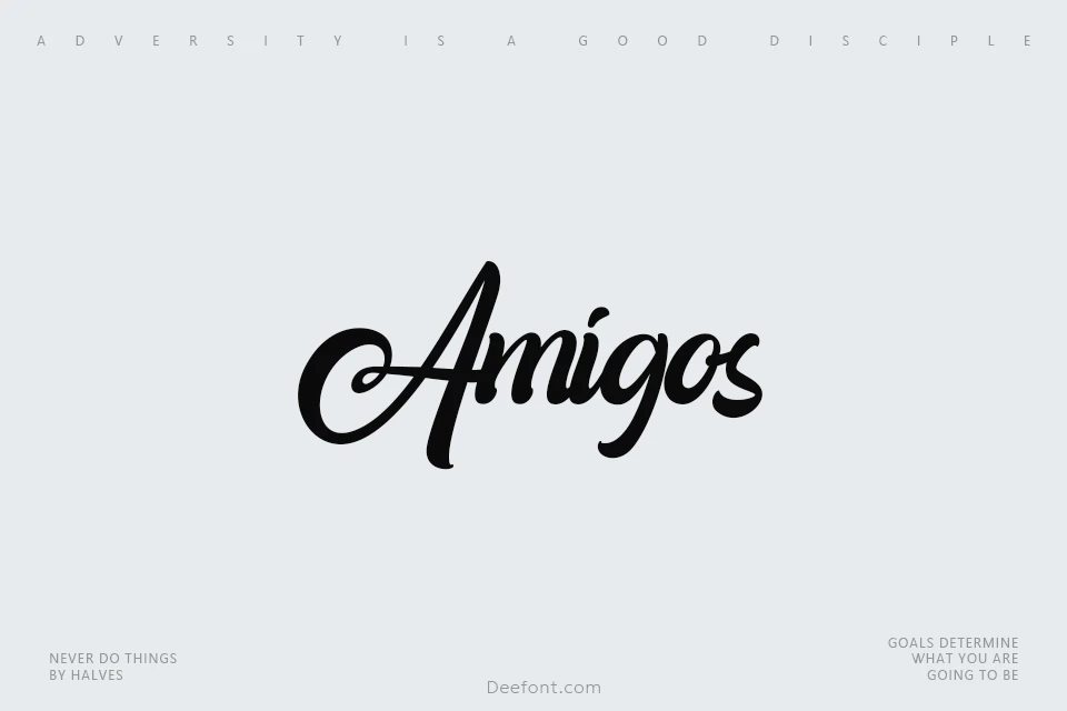 Amigos Font