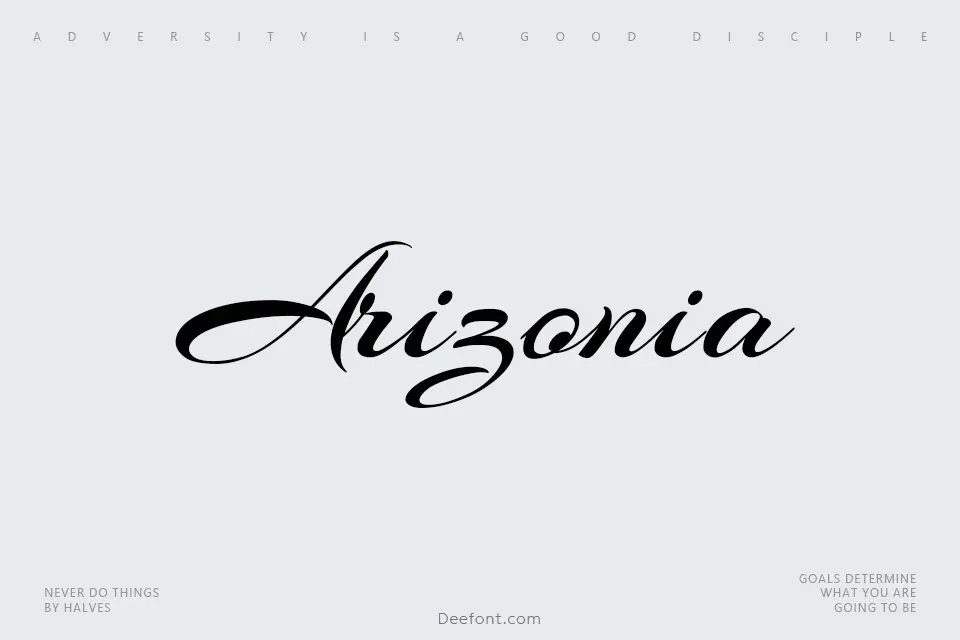 Arizonia Font