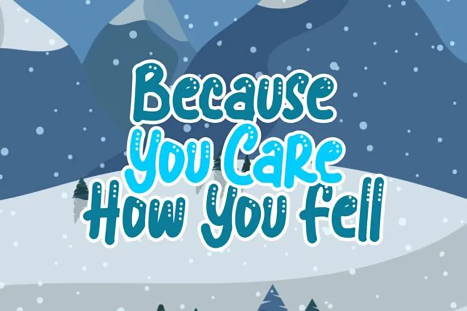 Blue Snow Font