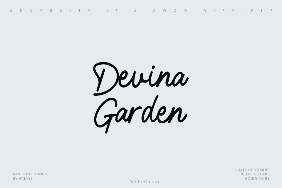 Devina Garden Font