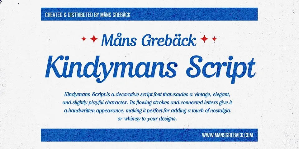Kindymans Script Font