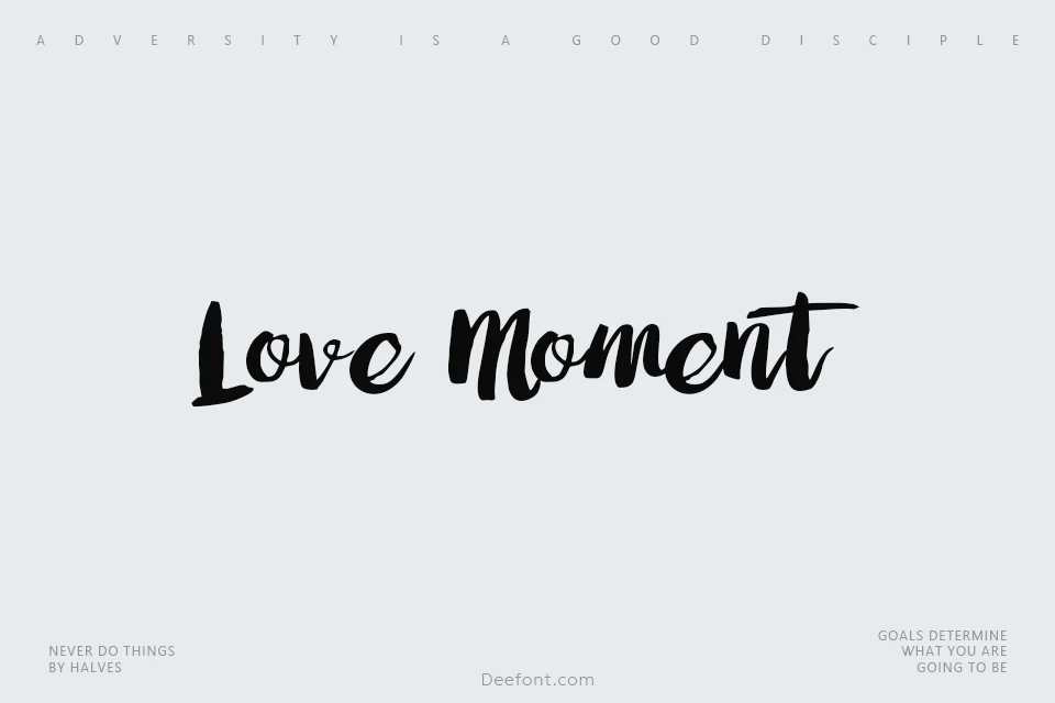 Love Moment Font