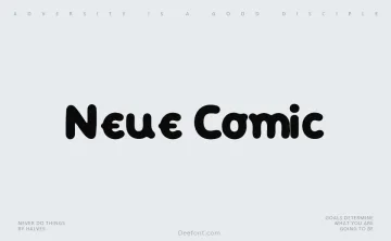 Neue Comic Font