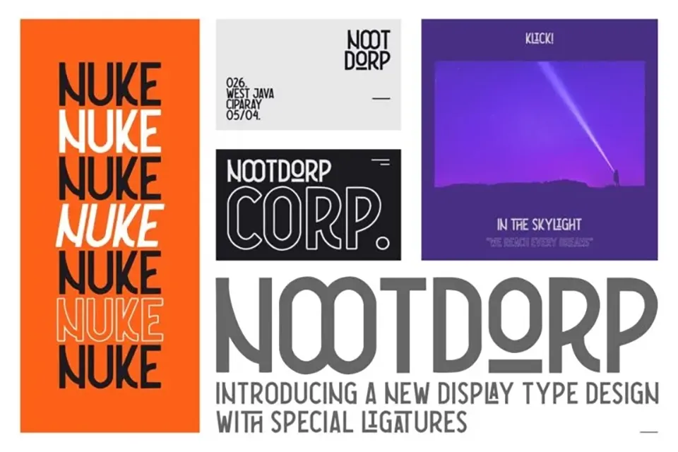 Nootdorp Font