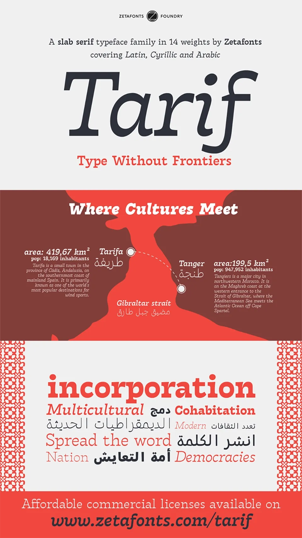 Tarif Arabic Font Family