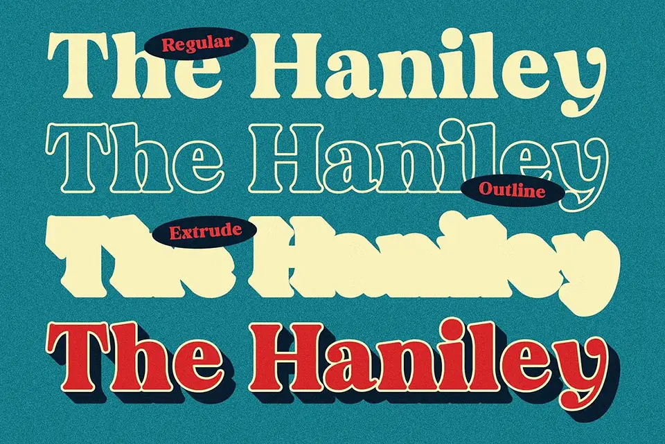 The Haniley Font