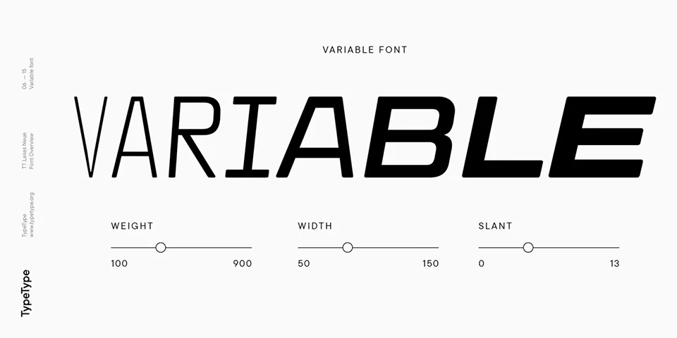 TT Lakes Neue Font Family