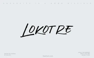 Lokotre Font