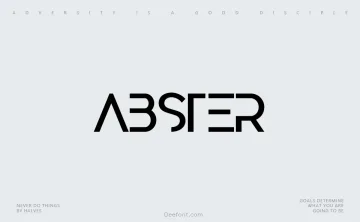 Abster Font