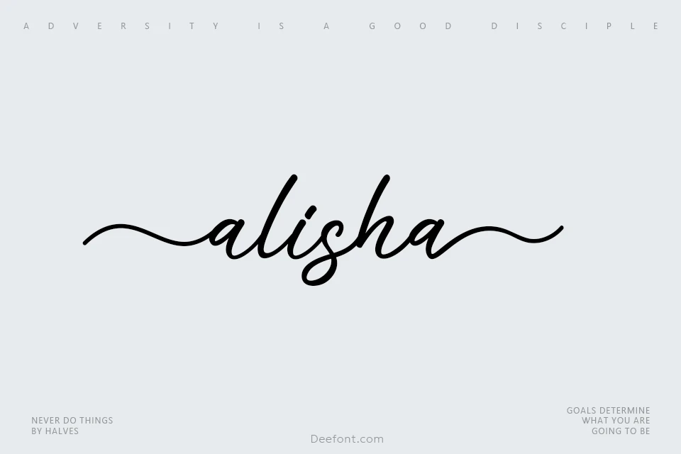 Alisha Font
