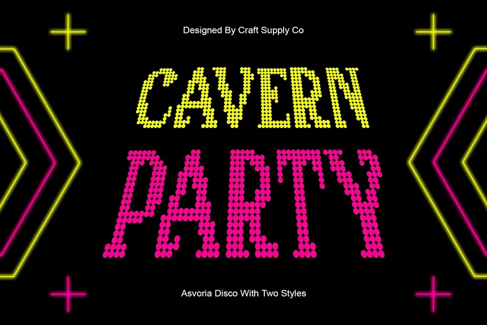 Asvoria Disco Font
