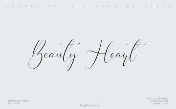 Beauty Heart Font