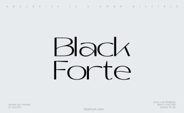 Black Forte Font