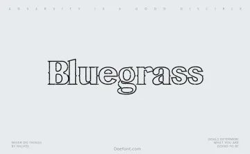 Bluegrass Font