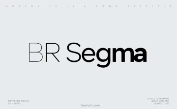 BR Segma Font Family