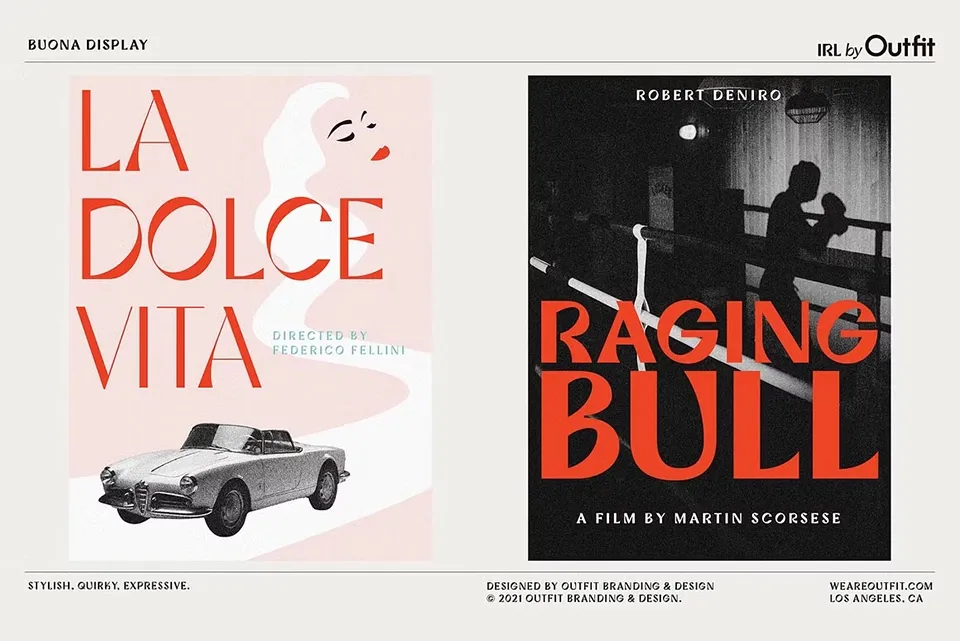 Buona Display Font Family