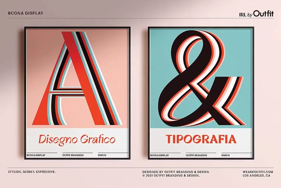 Buona Display Font Family