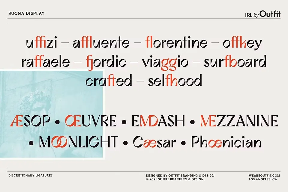 Buona Display Font Family