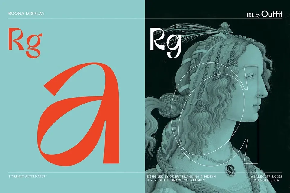 Buona Display Font Family