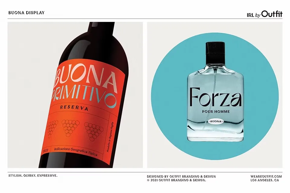 Buona Display Font Family