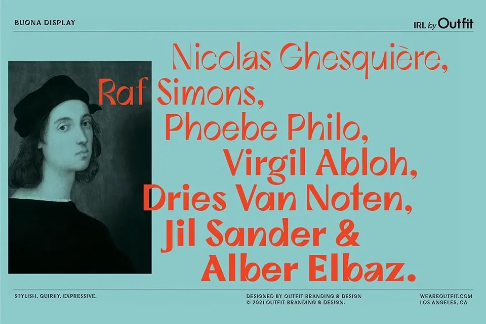 Buona Display Font Family