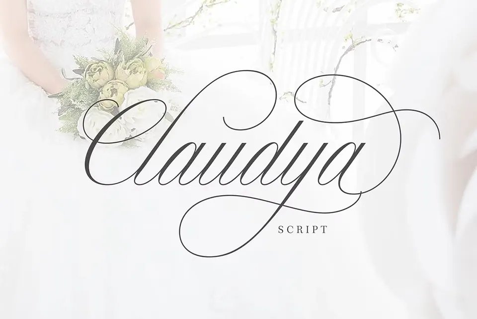 Claudya Script Font