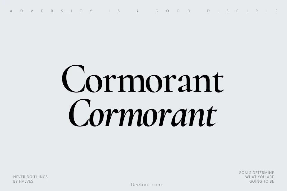 Cormorant Font Family