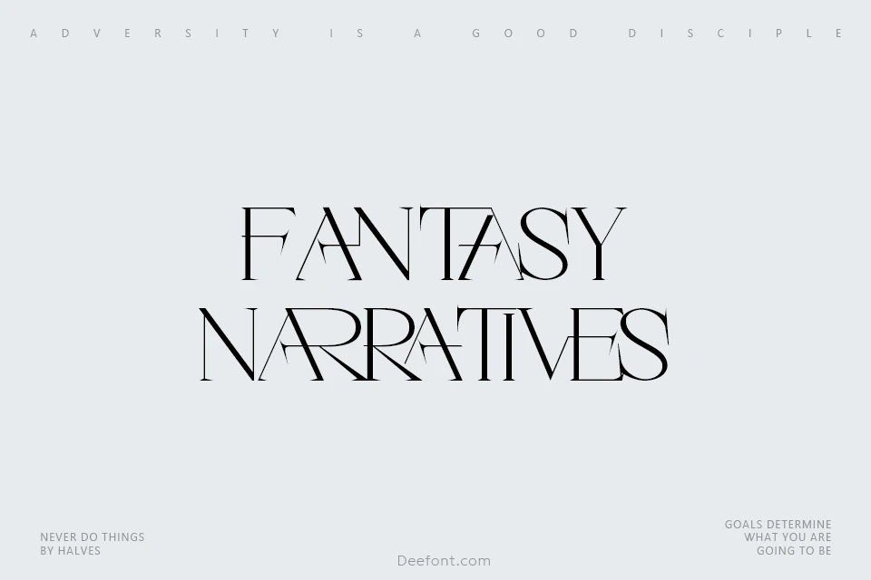 Fantasy Narratives Font