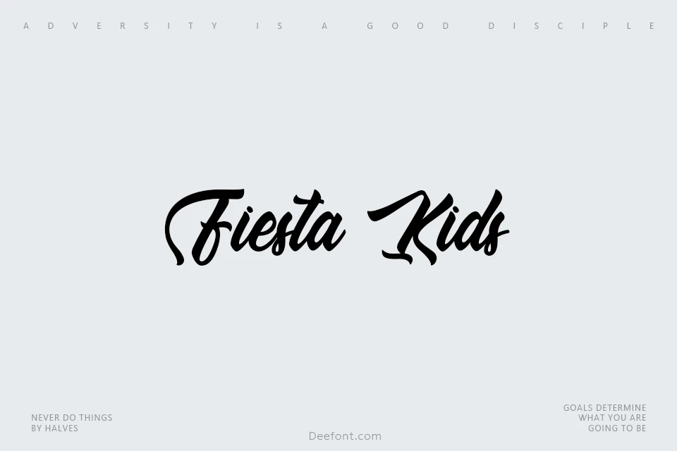 Fiesta Kids Font