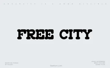 Free City Font