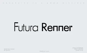 Futura Renner Font Family