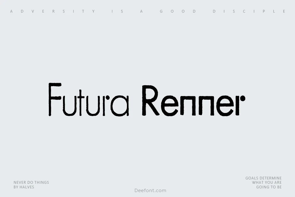 Futura Renner Font Family
