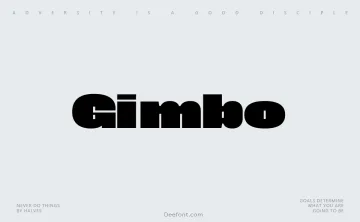 Gimbo Font