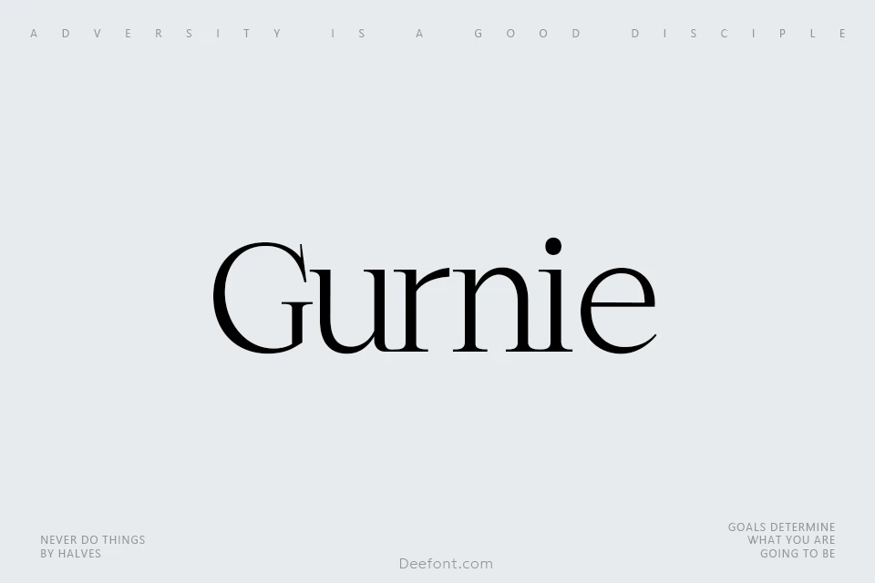 Gurnie Font