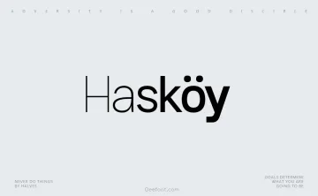 Hasköy Font Family