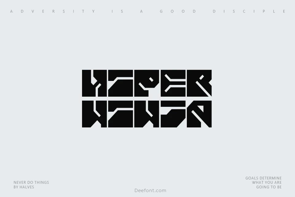 Hiper Ninja Font