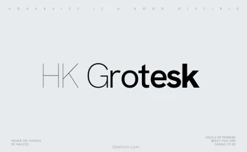 HK Grotesk Font Family