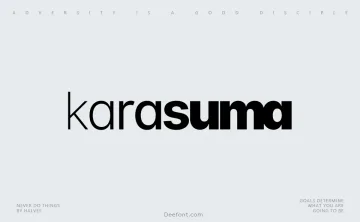 Karasuma Gothic Font Family
