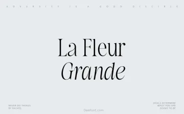 La Fleur Grande Font