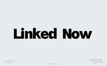 Linked Now Font Family