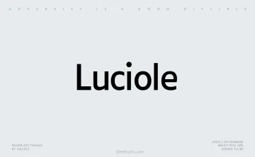 Luciole Font Family
