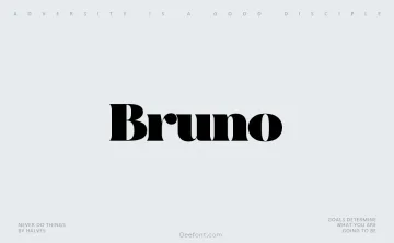 MADE Bruno Font