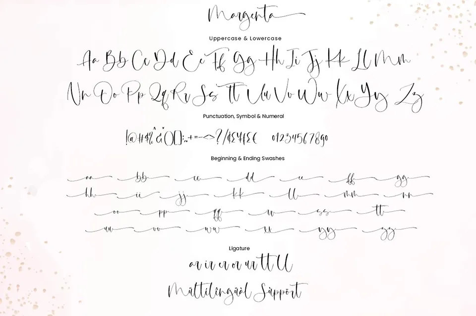 Margenta Calligraphy Font