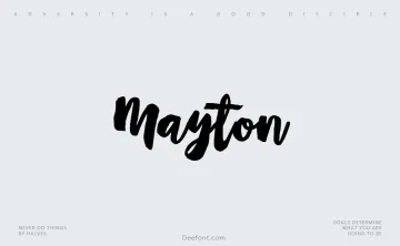 Mayton Font