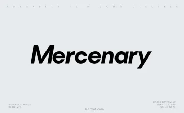 Mercenary Font Family
