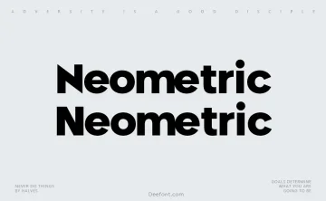 Neometric Font Family