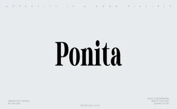 Ponita Font